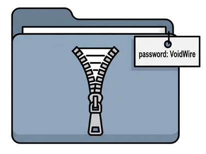 ZIP archive with a password tag